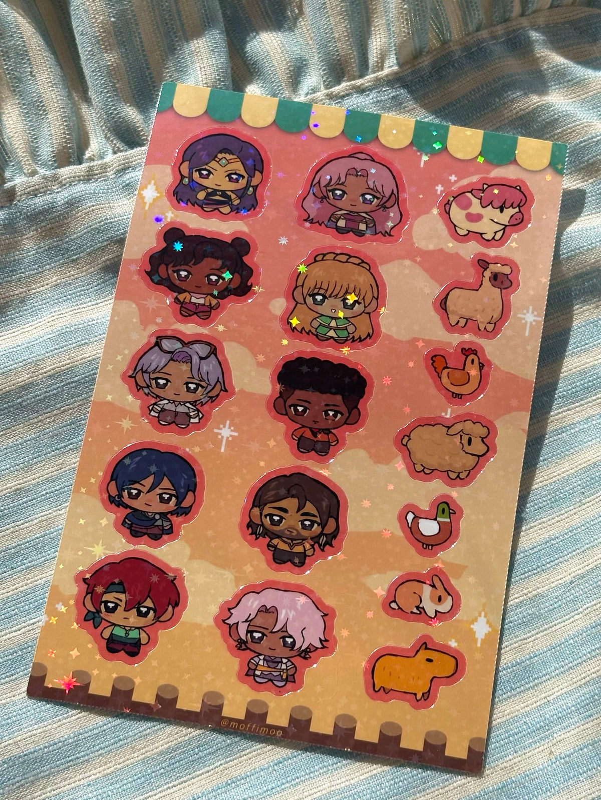 Fields of Mistria Sticker Sheet