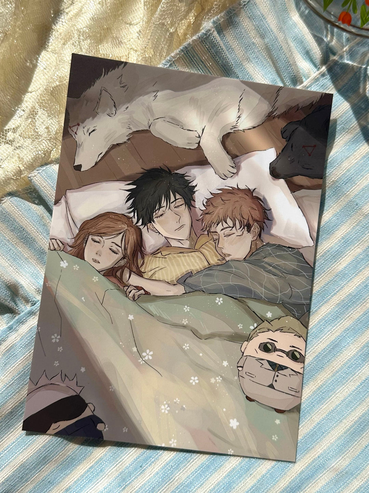 JJK Trio Sleepover Print